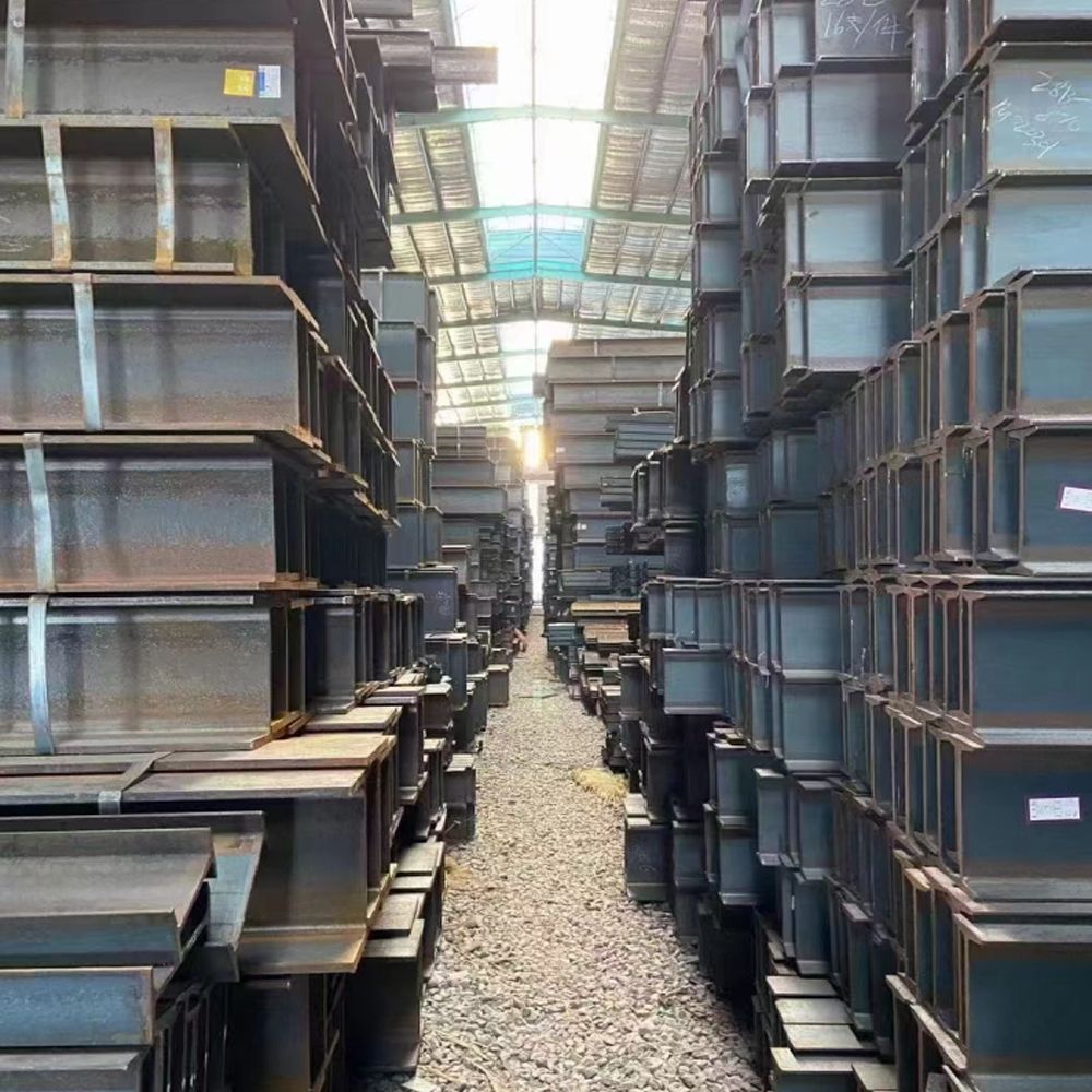 Прямая продажа с фабрики, стальная двутавровая балка, хорошая цена на складе, строительство моста